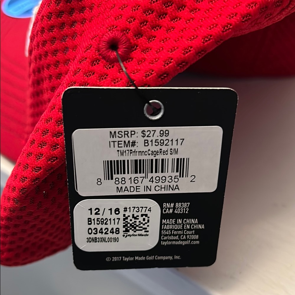 TaylorMade Red Performance Cap - Picture 3 of 4